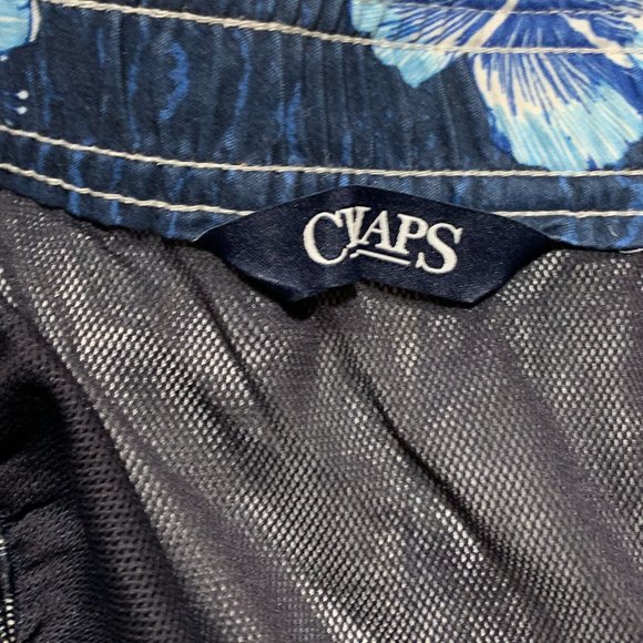 🔥4/$20 Mens Medium Bathing Suit Swim Trunks CHAPS Brand Floral Style - Picture 3 of 6